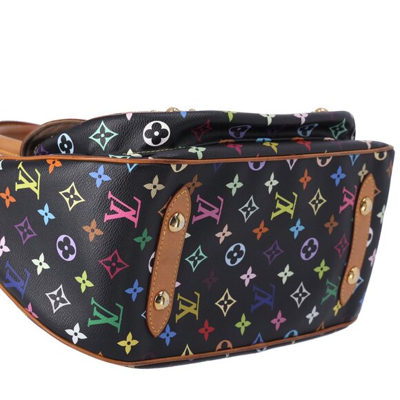 Louis Vuitton x Murakami Rita Shoulder Bag Multicolor Monogram M40126 Black - Picture 5 of 7